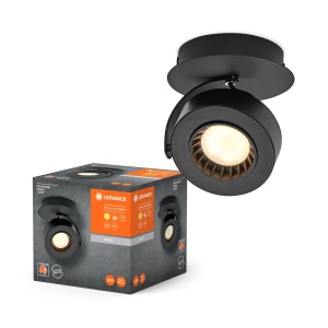 LEDVANCE DECOR SPOT VENUS, 5.5W, 210lm, negru, spot, capete reglabile, versatil, spot interior, culoare alb cald, optica de inalta calitate, instalare usoara