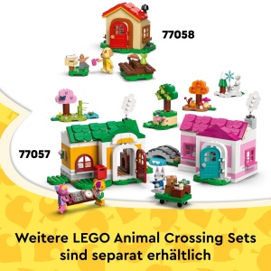 LEGO Animal Crossing 77056 Museum Set cu Minifigurine si Fosile Triceratops - Img 9