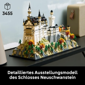 LEGO Architecture Schloss Neuschwanstein 21063 Set de Constructie 3455 Piese Decorativ - Img 2