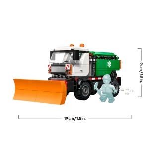 LEGO City 60490 Masina de Deszapezire cu Lama Mobila si Functie de Imprastiere - Img 9