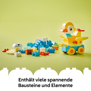 LEGO DUPLO 10448 Set 3-in-1 Animale pe roti pentru copii de la 2 ani - Img 6
