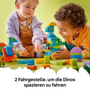 LEGO DUPLO 10451 Set 3-in-1 Dinos pe Roti 108 Piese pentru Copii 3 Ani - Img 6