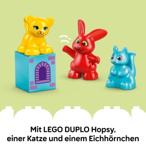 LEGO DUPLO Hopsys Burgspiel 10450 Joc Educativ pentru Copii cu Figurine si Castel - Img 6