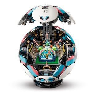 LEGO Editions 43019 Model 3D Minge Fotbal cu Mini Stadion Interactiv 1498 Piese - Img 4