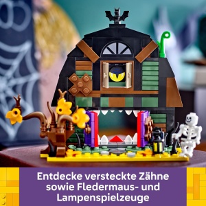LEGO Halloween Scheune 40721 Set de Constructie pentru Copii cu Minifigura Squelet si Accesorii - Img 5