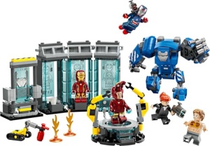 LEGO Marvel 76315 Iron Mans Labor Set de Constructie cu Minifigurine si Mech - Img 9