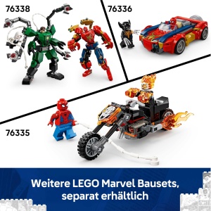 LEGO Marvel Miles Morales Mech vs Spider-Man 2099 Set 76337 135 Piese Figurine Incluse - Img 7