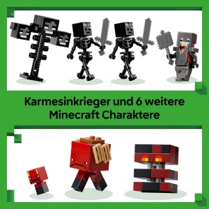 LEGO Minecraft 21590 Duell mit dem Wither Set Interactiv cu Minifigurine si Portal Nether - Img 5