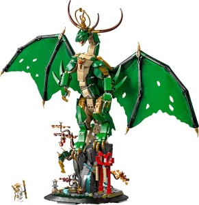 LEGO NINJAGO 71847 Dragonul Pazitor Set Constructie cu Minifigurina Meister Wu - Img 11