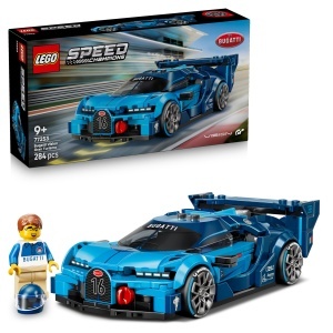 LEGO Speed Champions Bugatti Vision Gran Turismo 77253 Masina de jucarie pentru copii si colectionari 284 piese