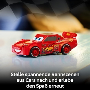 LEGO Speed Champions Lightning McQueen 77255 Model Auto Pixar Cars 270 Piese - Img 3