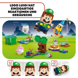 LEGO Super Mario 71440 Set Interactiv cu Luigi si Baby Yoshi Joc Creativ pentru Copii 6 - Img 3