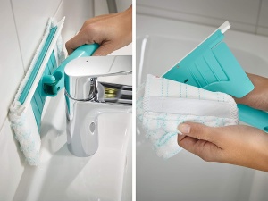 Leifheit Ersatzbezug Bath Cleaner 41702 Microfibra Perii Speciale Lavabil 40degC - Img 4