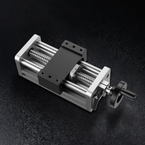 Linearantrieb CNC VEVOR CFJY90-1605-C-100-SL, 100 mm, cu Handrad, Precizie C7 - Img 8
