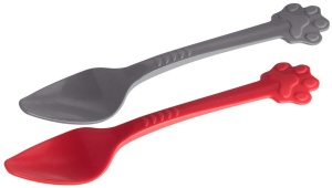 Lingura pentru hrana animale FACKELMANN, plastic, 21 cm, culori sortate