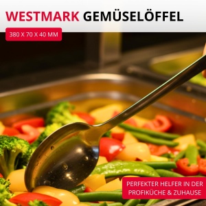 Lingura pentru legume Westmark Pro, inox, 45 cm, design ergonomic - Img 2