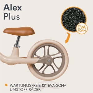 Lionelo Alex Plus Bicicleta Fara Pedale Copii 3 Ani EVA Roti 305 cm - Img 3