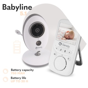 Lionelo Babyline 51 Babyphone cu Camera Comunicare Bidirectionala Mod Noapte - Img 6