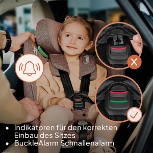Lionelo Harmony I-Size Scaun Auto Rotativ 360deg cu ISOFIX Reglabil Protectie Laterala - Img 5
