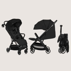 Lionelo Julie Air Buggy pana la 22 kg de la 6 m la 4 ani Pentru aeronave Roti pivotante Suspensie 360deg Mecanism de pliere cu o singura mana Reglarea spatarului Copertina SPF50+, usoara - Img 11