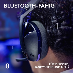 Logitech G321 LIGHTSPEED Gaming Headset Wireless Negru Bluetooth 20h Autonomie - Img 5