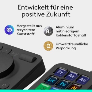 Logitech MX Creative Console Tastenfeld Programabil 9 LCD Graphit - Img 10