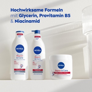 Lotiune pentru corp NIVEA Repair Care, 250 ml, pentru piele foarte uscata, cu Glicerina - Img 8