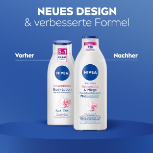 Lotiune pentru corp NIVEA Rosenblute Pflege, 400 ml, cu Argan si 72h hidratare - Img 3