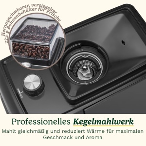 M grinder de cafea Cuisinart cu 35 setari de macinare si recipient de 225 g - Img 4