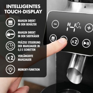 M grinder electric Gastroback pentru espresso, 200W, 30 niveluri de macinare - Img 2