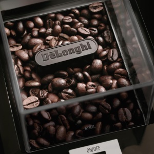 Macinator cafea DeLonghi KG89, 2-12 cesti, 16 niveluri de macinare, argintiu - Img 4