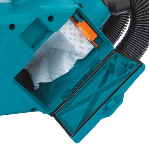 Makita DCL184Z Aspirator 18 V (fara baterie si incarcator), turcoaz - Img 3