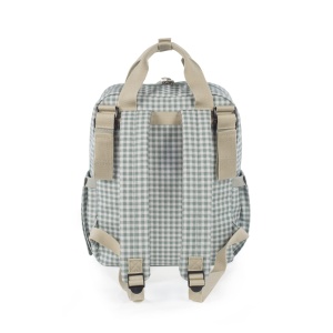 Mama care merge. Geanta scutece I Love Vichy pentru carucior, versatila, cu manere scurte si bretele de umar, verde, 37 x 28 x 12 cm - Img 4