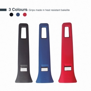 Maner detasabil Lacor 56601 design ergonomic compatibil cu oale si tigai Bakelit rezistent la caldura Negru - Img 5