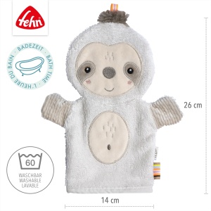 Manusa de Baie Fehn Faultier 0 luni Material Moale si Absorbant 26 cm - Img 2