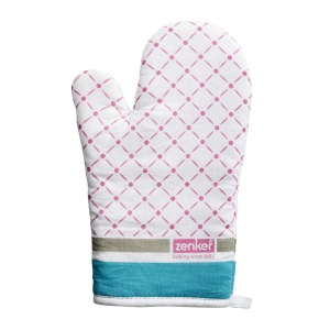 Manusa de Bucatarie Zenker 43925, Culoare Albastru, Material Bumbac