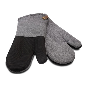 Manusi de cuptor Cuisinart, 2 bucati, gri, rezistente la caldura