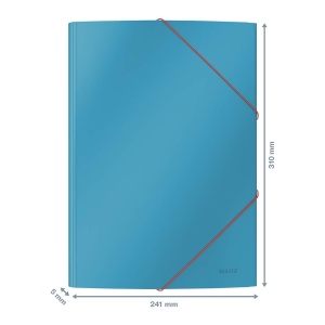 Mapa cu prindere pe colt Leitz A4, 150 foi, culoare albastru deschis, Cosy 30020061 - Img 5