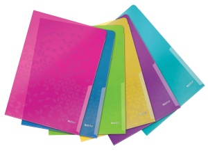 Mappe Leitz Wow, A4, diverse culori, set 6 bucati