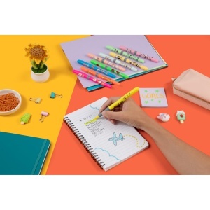 Marker neon BIC Highlighter Grip Decor, 10 culori, cu grip din cauciuc - Img 7