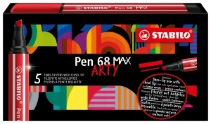 Marker Premium STABILO Pen 68 MAX, Culoare Brilanta, Strichstica 1-5 mm - Img 8