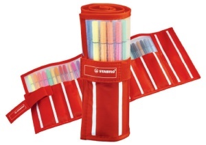 Marker Premium STABILO Pen 68 - Set 30 culori, varf 1 mm, rezistenta la uscare