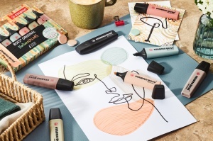 Marker text STABILO BOSS ORIGINAL NatureCOLORS, 6 culori, 2 in 1 - Img 6
