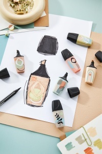 Marker textil STABILO BOSS MINI Naturevibes - 6 culori, tehnologie anti-uscare - Img 7