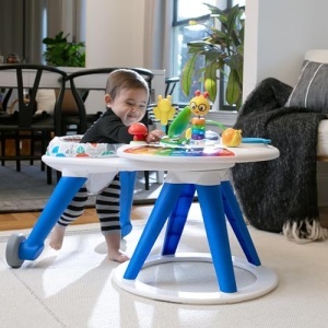 Masa de joaca Baby Einstein Around We Grow 4-in-1, cu muzica si lumini, 15 jucarii - Img 11