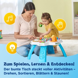 Masa de Joaca Interactiva VTech Baby Entdeckertisch pentru 12-36 luni, cu Activitati Educative - Img 2