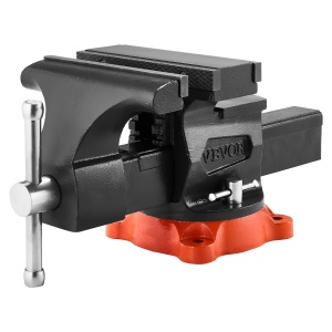 Masa de lucru VEVOR 203 mm, 360 rotire, din fonta ductila, cu functie de prindere pentru tevi - Img 9