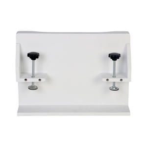 Masa de noptiera klemmbar Relaxdays, bambus, 9 x 36 x 25,5 cm, alba - Img 7