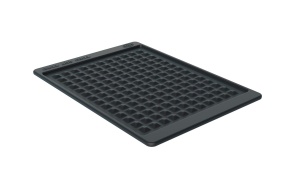 Masa de silicon ROSLE, 38x27.5 cm, rezistenta la caldura, neagra