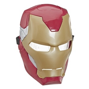 Masca Electronica Iron Man Marvel Avengers, Detalii Realiste, Culoare Rosu si Aur